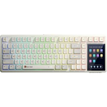 Aula L99 Bej RGB %75 TKL Caramel Latte Switch Kablolu/Kablosuz Mekanik Gaming Klavye
