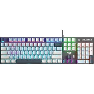Aula S500 Blue Switch RGB Makrolu Kablolu Gaming Klavye