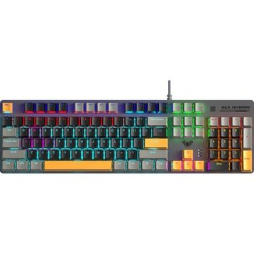 Aula S500 Blue Switch RGB Makrolu Kablolu Sarı Gaming Klavye