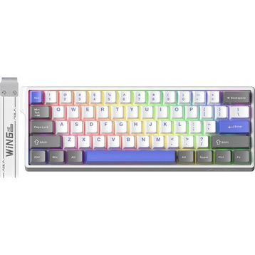 Aula Win60 He Mavi Max Manyetik Klavye Rapid Trigger Wing Chun Switch 8000 Hz RGB TKL Hot Swap Oyuncu Klavyesi