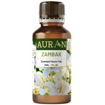 Auran 10 ml Zambak Saf Esansiyel Uçucu Yağ Buhurdanlık Yağı Difüzör Esansı Aromaterapi Ortam Koku
