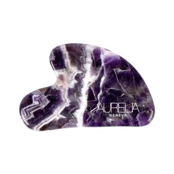 Aurelia Geneve Kalp Şekilli Ametist Gua Sha Taşı