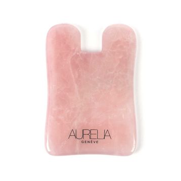 Aurelia Geneve Kare Şekilli Pembe Kuvars Taşı Masaj Aleti
