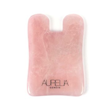 Aurelia Geneve Kare Şekilli Pembe Kuvars Taşı Masaj Aleti