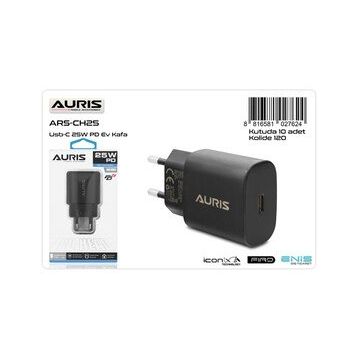 Auris ARS-CH25 25W Siyah PD Kafa