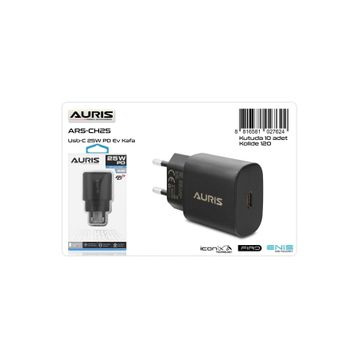 Auris ARS-CH25 25W Siyah PD Kafa