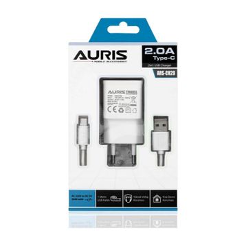 Auris ARS-CH29 2A Type-C Kablo ve Adaptör Şarj Seti