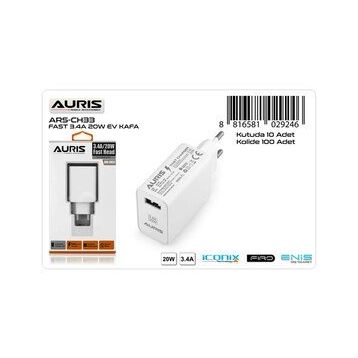 Auris ARS-CH33 3.4A 20W Fast Başlık