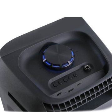 Auris KLN200 25 W 8 inç Mikrofonlu RGB Siyah Bluetooth Hoparlör