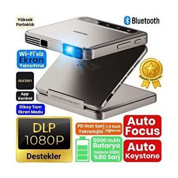 Aurzen ZIP 100 Lümen Full HD Projeksiyon Cihazı