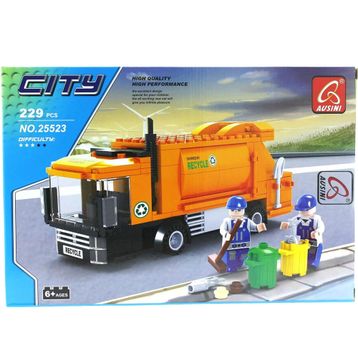 Ausini 229 Parça City Çöp Kamyonu Seti