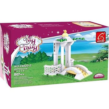 Ausini My Fairy Figür ve Başlıklı Yatak 50 Parça Blok Seti