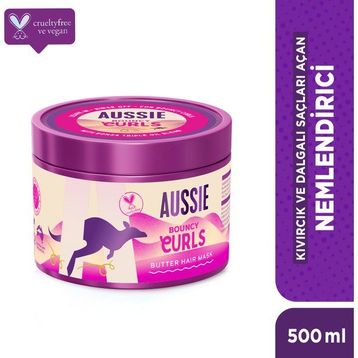 Aussie Bouncy Curls Açan Nemlendirici 500 ml Saç Maskesi