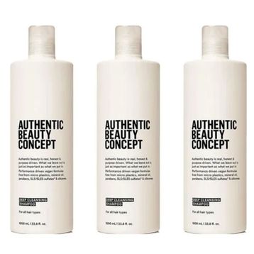 Authentic Beauty Concept Deep Cleansing 3x1000 ml Şampuan