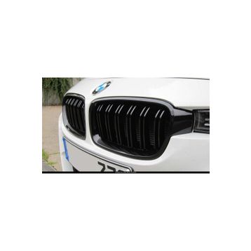 Auto GP Bmw F30 M3 F80 Model Piano Black Logosuz Uyumlu Ön Böbrek Panjur