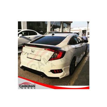 Auto GP Honda Civic FC5 2016+ Turbo Arka Tampon Eki ve Egsoz Seti