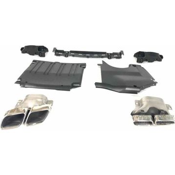 Auto GP Mercedes W206 C63 2020+ Arka Tampon Difüzör ve Egzoz Seti