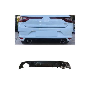 Auto GP Renault Megane 4 Sedan 2016+ Siyah Arka Tampon Difüzörü
