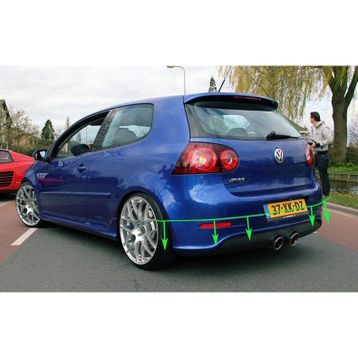 Auto GP VW Golf 5 R32 2003-2009 Arka Tampon Alt Eki