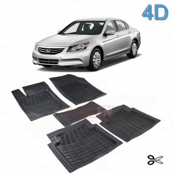 Autoen Honda Accord 2008 Siyah 4D Havuzlu Paspas