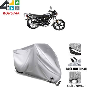 Autoes Yuki YK125 Kilit Uyumlu Motosiklet Brandası