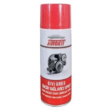 Autokit 400 ml Sıvı Gres Zincir Yağlayıcı Sprey
