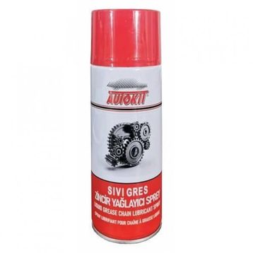 Autokit 400 ml Sıvı Gres Zincir Yağlayıcı Sprey