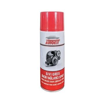 Autokit 400 ml Sıvı Gres Zincir Yağlayıcı Sprey