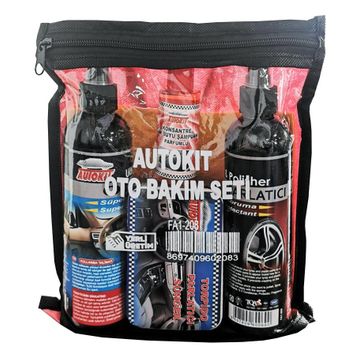 Autokit 5 Parça Çantalı Oto Bakım Seti