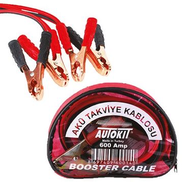 Autokit 600 Amper Akü Takviye Kablosu