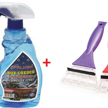Autokit Camçekli Terminatör Buz Kazıyıcı
