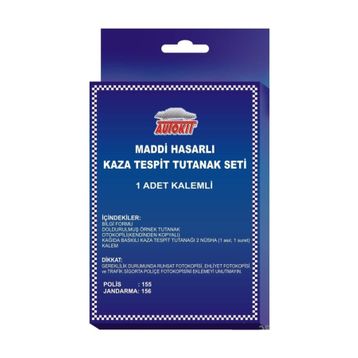 Autokit FA1-999 Kaza Tespit Tutanak Seti