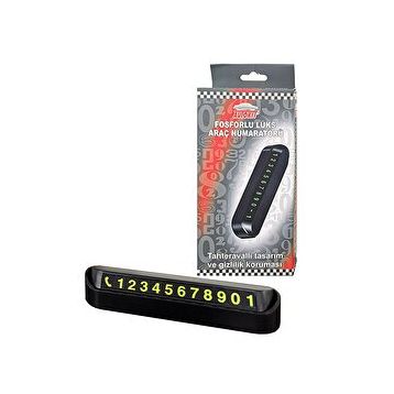 Autokit Fosforlu Lüks Araç Numeratörü