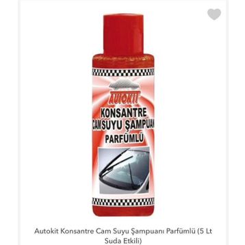 Autokit Konsantre Cam Suyu Şampuanı Parfümlü
