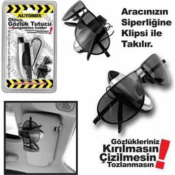 Automix Gözlük Tutucu Klipsli