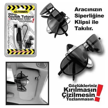 Automix Gözlük Tutucu Klipsli