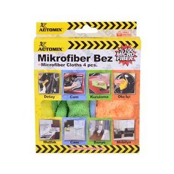 Automix Mikrofiber Bez 4lü Set