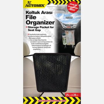 Automix Ön Koltuk Arası Siyah Çanta