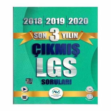 Av Yayınları 8. Sınıf LGS Son 3 Yılın Çıkmış Sorular