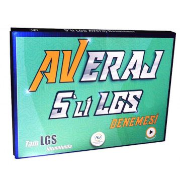 Av Yayınları Akıllı Versiyon Yayınları 8. Sınıf LGS 5'li Averaj Deneme