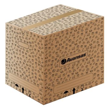 Avansas 50 x 32 x 45 cm 24 Desi Baskılı Arşiv/Taşınma Kolisi