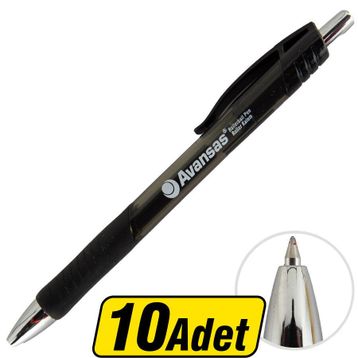 Avansas 989 0.5 mm Siyah 10 Adet Roller Kalem
