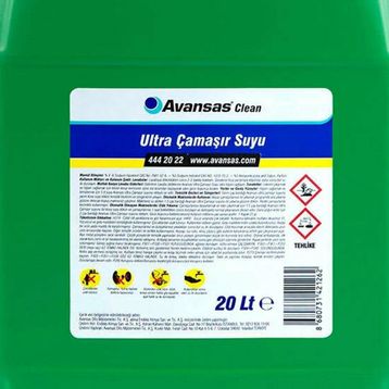Avansas Clean Dağ Esintisi 20 kg Ultra Çamaşır Suyu