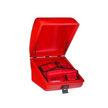 Avatherm Ergoline Motor Arkası Pizza Fastfood Kutusu Kırmızı Thermobox