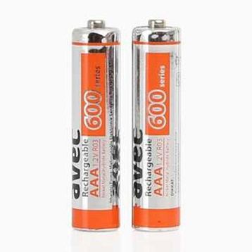 Avec 600 Mah 2'li Şarjlı İnce Kalem Pil