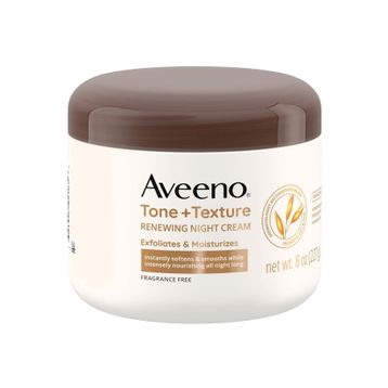 Aveeno 227 gr Tone+Texture Eksfoliye Edici ve Nemlendirici Gece Vücut Kremi