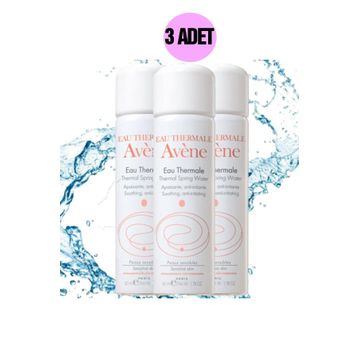Avene 3x50 ml Eau Thermale Termal Su