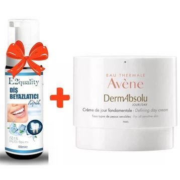 Avene 40 ml Dermabsolu Canlandırıcı Ve Sıkılaştırıcı Gündüz Kremi+E2'quality Diş Beyazlatıcı Köpük