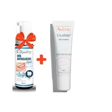 Avene Cicalfate 30 ml Massage Gel+E2'quality Diş Beyazlatıcı Köpük