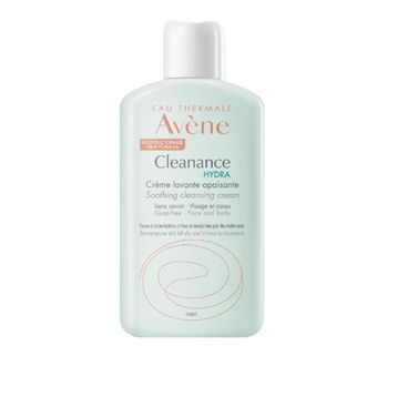 Avene Cleanance Hydra Soothing Cleansing Cream 200 ml Akne Tedavileri ile Tahriş Olmuş Ciltler için Yatıştırıcı Temizleme Kremi
